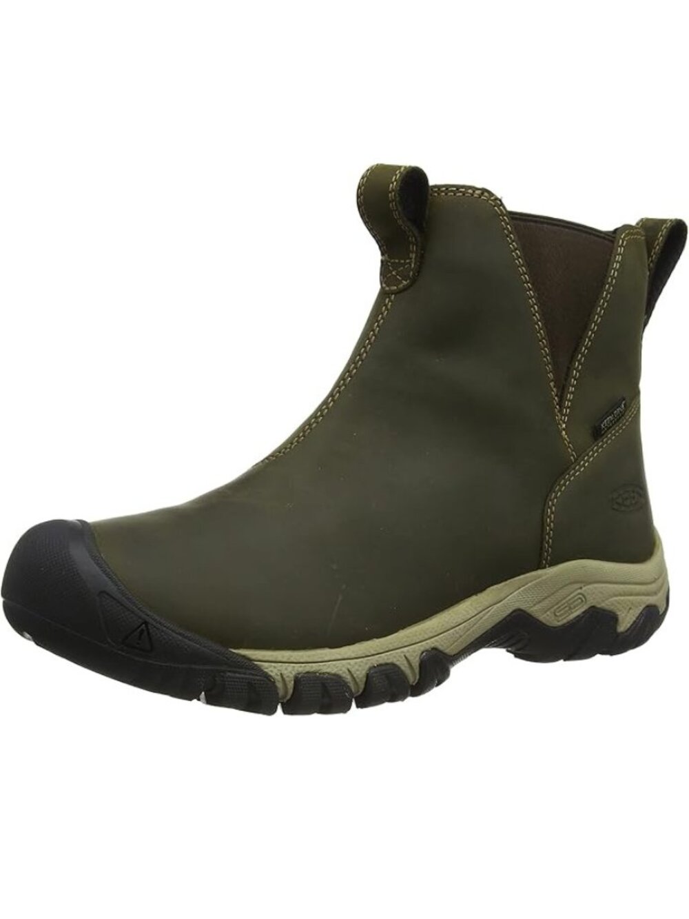 KEEN Greta Chelsea Waterproof - Olive/Timberwolf - Size 8.5